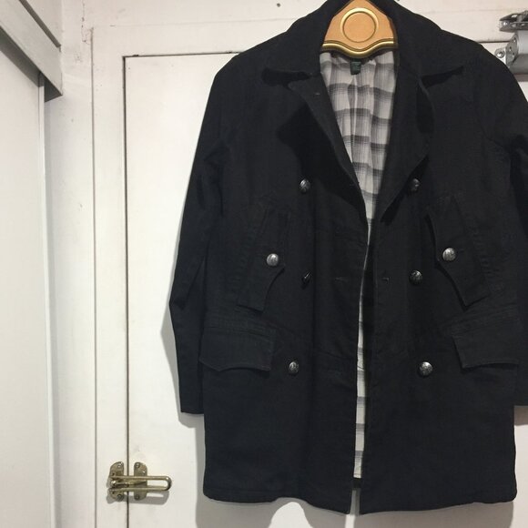 LAUREN JEANS RALPH LAUREN DOUBLE BREAST JEANS JACKET SIZE S - Picture 9 of 11